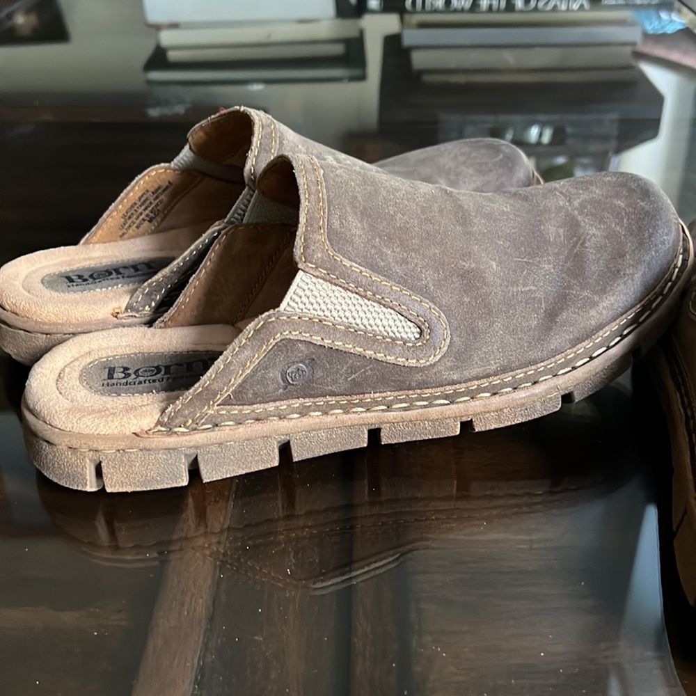 Born Maxim Taupe Avola Distressed Mule. - Picture 13 of 14